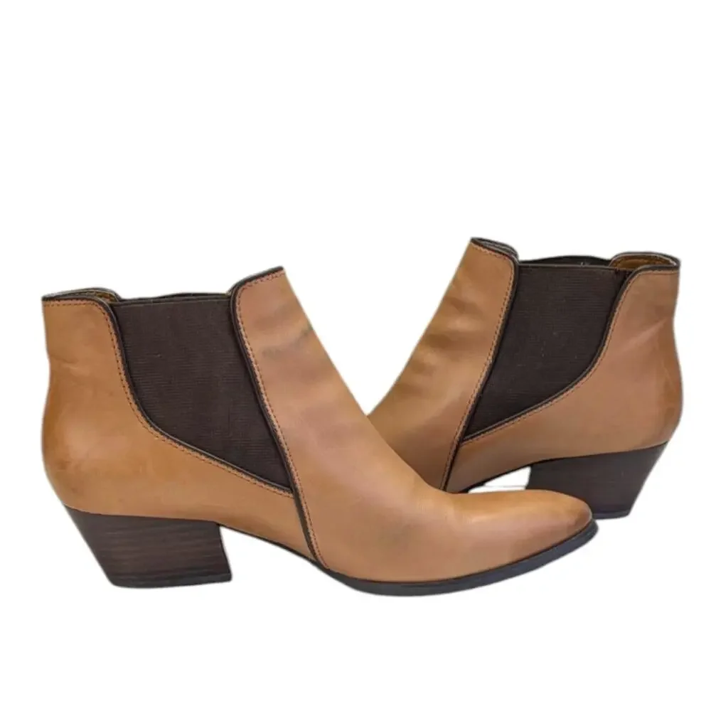 Franco Sarto Quinne Ankle Boots GUC $130 Size 7.5M   S3807